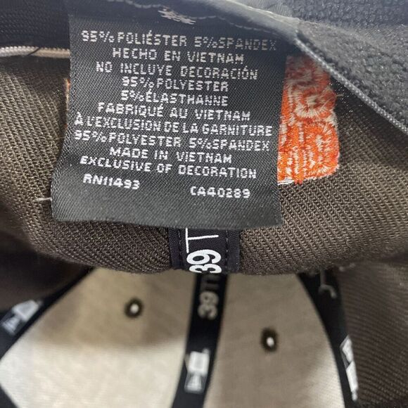 New Era 39Thirty Hat Cap Cleveland Browns Embroidered Medium Large M/L Fitted - Picture 8 of 9